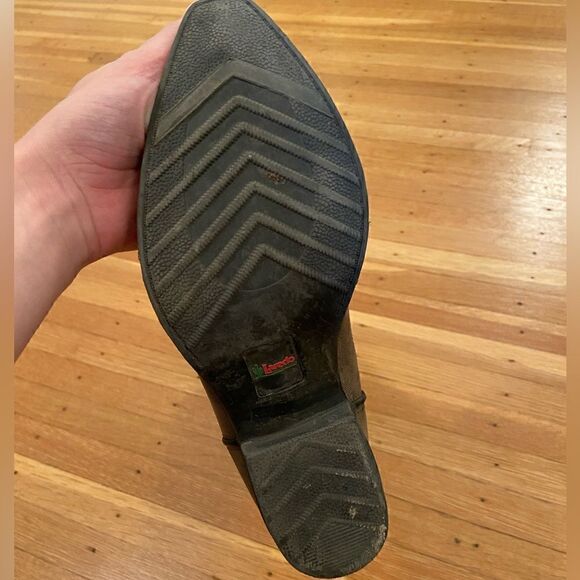 Laredo Western Brown Embroidered Cowboys Boots - Picture 4 of 8